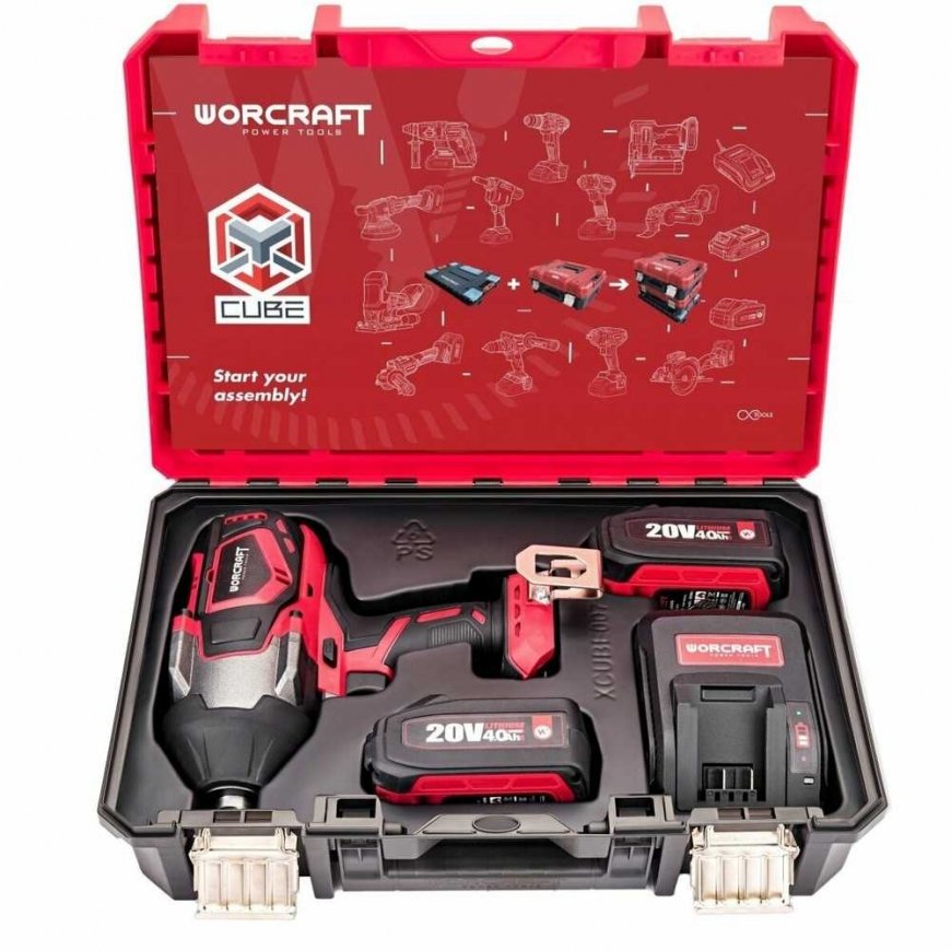 Akumuliatoriline löökvõti Worcraft 3/4'' 1800Nm 20V LI-ION (XCUBE kast) – 3