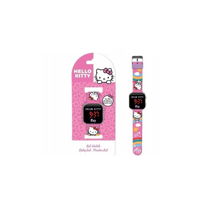 Часы Kids Euroswan Испания *****Цифровые часы LED Hello Kitty 91608 – 2