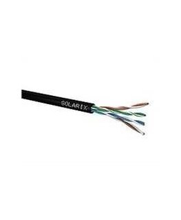 Монтажный кабель Solarix наружный UTP, Cat5E, провод, PE, коробка 100м SXKD-5E-UTP-PE