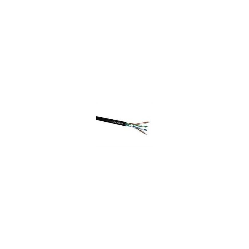 Solarix outdoor UTP installation cable, Cat5E, wire, PE, box 100m SXKD-5E-UTP-PE