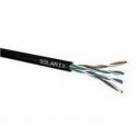 Solarix outdoor UTP installation cable, Cat5E, wire, PE, box 100m SXKD-5E-UTP-PE Solarix outdoor UTP installation cable, Cat5E, wire, PE, box 100m SXKD-5E-UTP-PE