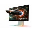 Monitor SAMSUNG MT LED LCD 27" Odyssey 3D (G90XF) - 3840x2160, 350Hz, IPS, HDR10+ Pelikäyttöön, 2D-3D konversio ei-DRM video, 2x
