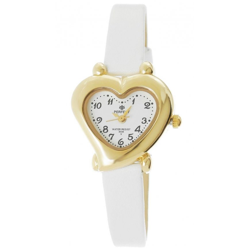 CHILDREN'S WATCH PERFECT - COMMUNION - heart white (zp836a)