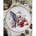 Набор для вышивания крестиком "Waxwing" 19x19,5 см SANS-72 Набор для вышивания крестиком "Waxwing" 19x19,5 см SANS-72