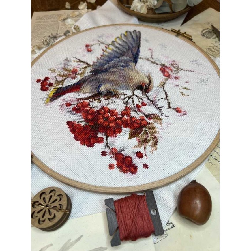 Beldizart Kryželių ompelusarja "Waxwing" 19x19,5 cm SANS-72 – 5
