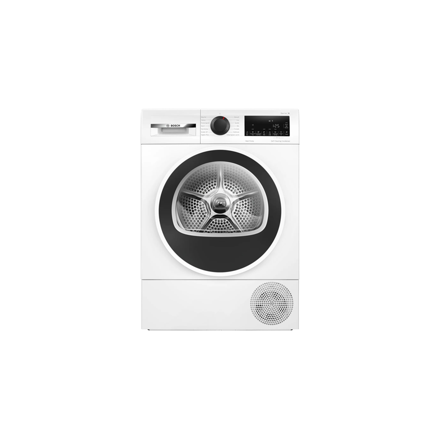 Džiovyklė Bosch džiovyklė su šilumos siurbliu | WQG2450ISN | Energijos efektyvumo klasė A++ | Priekinis pakrovimas | 9 kg | LCD