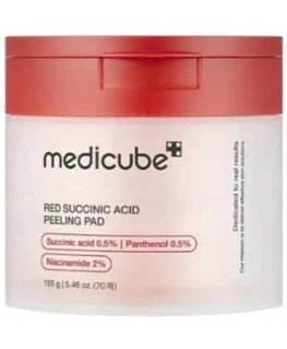 Medicube Punane Succinic Acid Peeling Pad - Eksfolieerivad näotampoonid