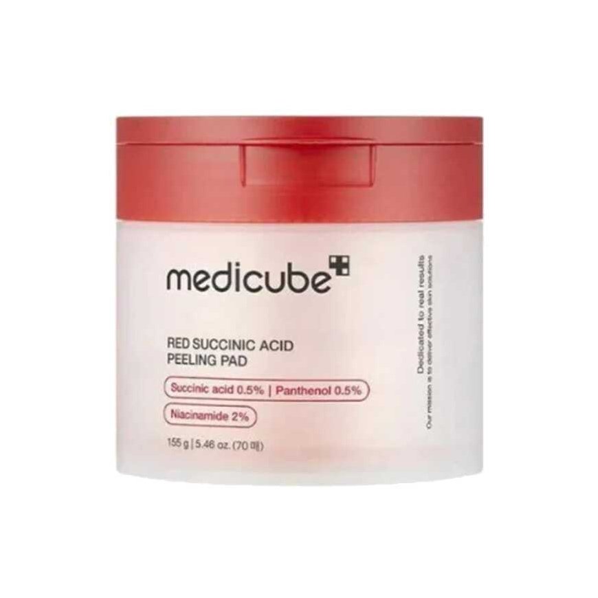 Medicube Punane Succinic Acid Peeling Pad - Eksfolieerivad näotampoonid