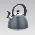 Nerūdijančio plieno virdulys 2,5L Maestro MR-1302 (pilkas) Nerūdijančio plieno virdulys 2,5L Maestro MR-1302 (pilkas)