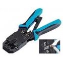 OEM PROFI crimping pliers with ratchet for RJ10, RJ11, RJ12, RJ45, DEC connectors with stripper OEM PROFI crimping pliers with ratchet for RJ10, RJ11, RJ12, RJ45, DEC connectors with stripper