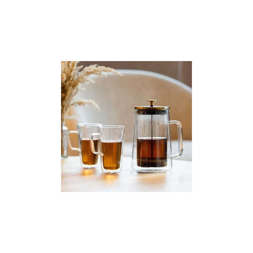 Vialli Design - Diva French Press Gold Matt 1l – 4