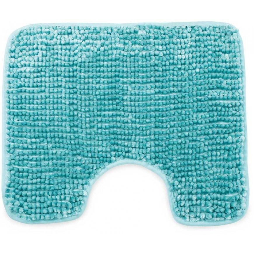 Bathroom mat BATI in blue color, modern theme 50x80+40x50 ameliahome – 2