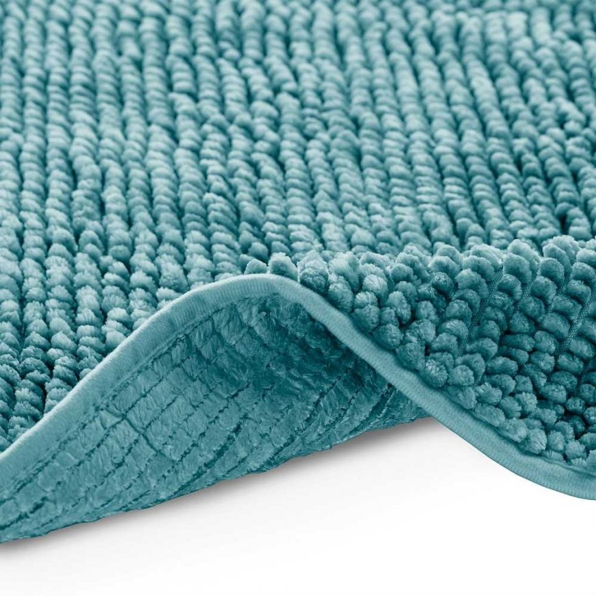 Bathroom mat BATI in blue color, modern theme 50x80+40x50 ameliahome – 5