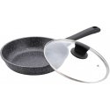 Riposo Maestro MR-1225-24 frying pan with granite coating and lid 24cm Riposo Maestro MR-1225-24 frying pan with granite coating and lid 24cm