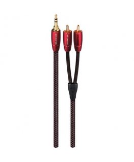 AudioQuest 1m Golden Gate 3.5mm - 2xRCA audio cable Black