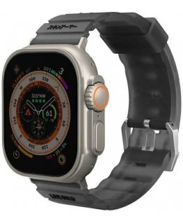 Ремешок Skinarma Shokku для Apple Watch 49/45/44mm серого цвета