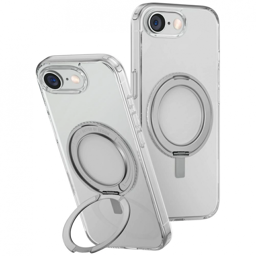 Uniq Swivix 360 rotating stand case for iPhone 16e - transparent – 2
