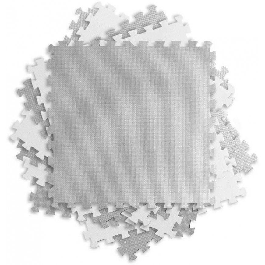 Suure putuplasti puslevaip, valgehall, Ricokids, 180x180cm, 9 tk. – 3