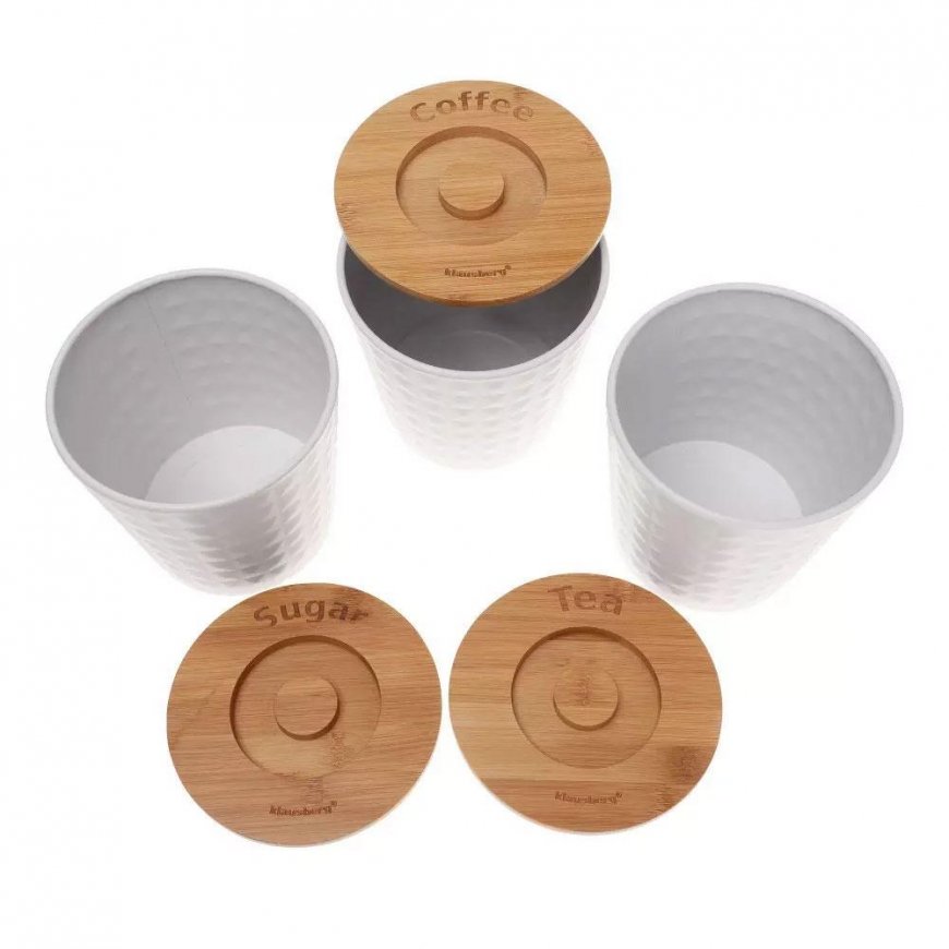 3 PIECE SET COFFEE TEA SUGAR KLAUSBERG KB-7487 – 2
