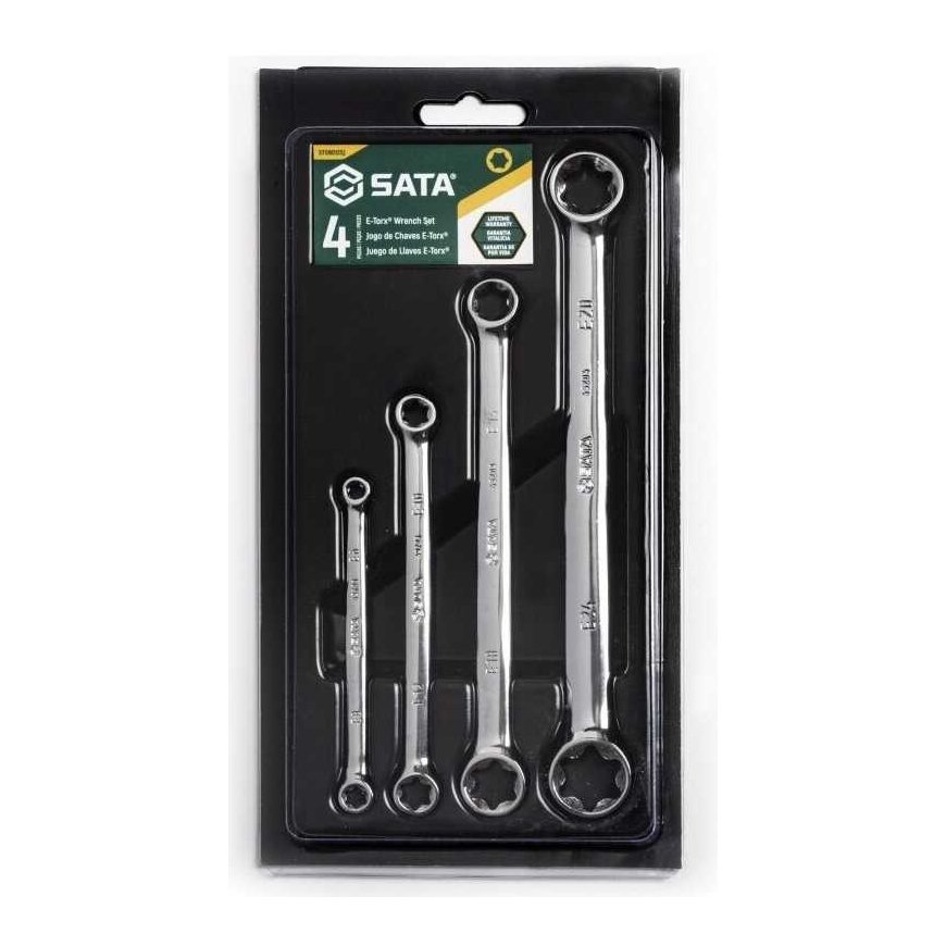 SATA E-TORX atslēgu komplekts 4 gab. Divpusējs – 2