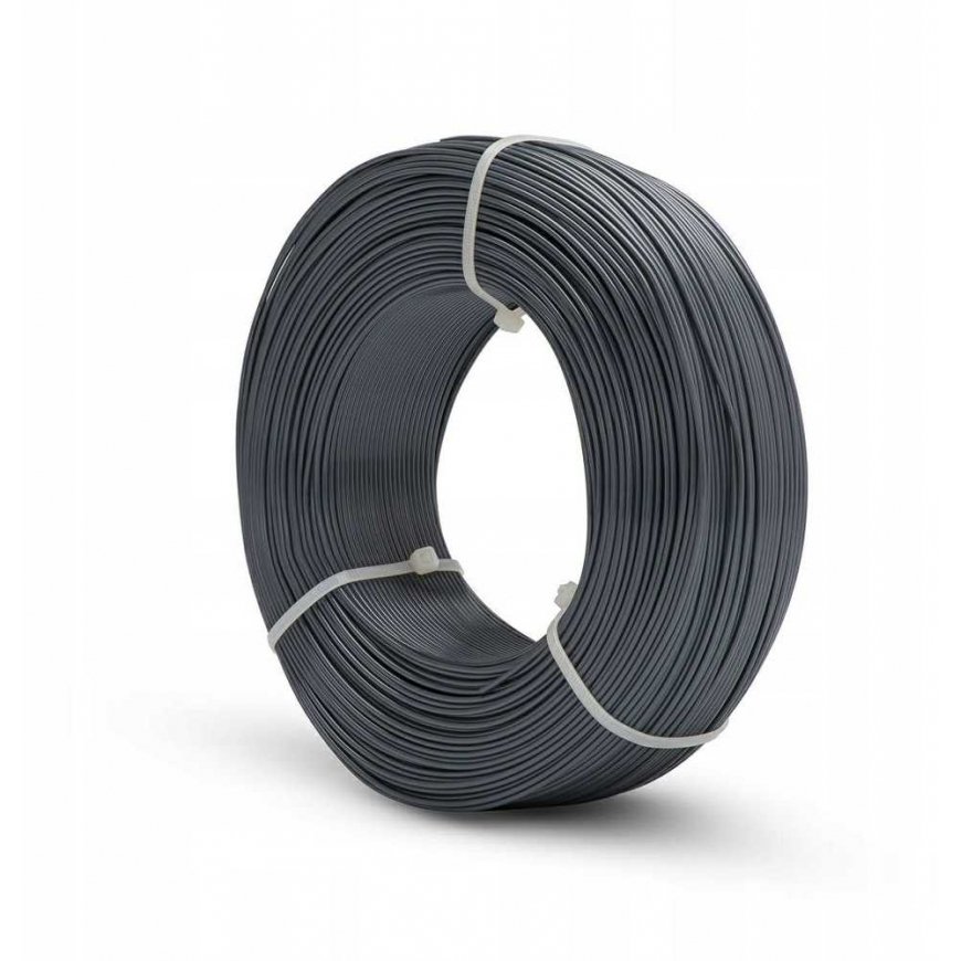 3D plastic Fiberlogy Refill Easy PET-G 1.75 mm 0.85 kg - Graphite – 3