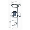 Sanro Sport Complex (gymnastics wall) START white, 224x58cm Sanro Sport Complex (gymnastics wall) START white, 224x58cm