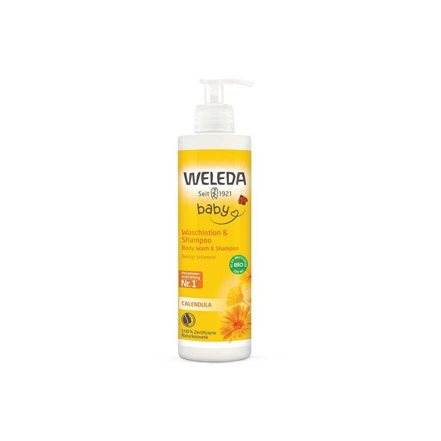 Weleda Calendula Kehapesu ja Šampoon 400 ml 400ml šampoon