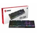 MSI Vigor GK30 klaviatuur Mängimine USB QWERTY US rahvusvaheline Must