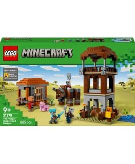 LEGO Minecraft Slēptuve plēšikai un griovēji 21278