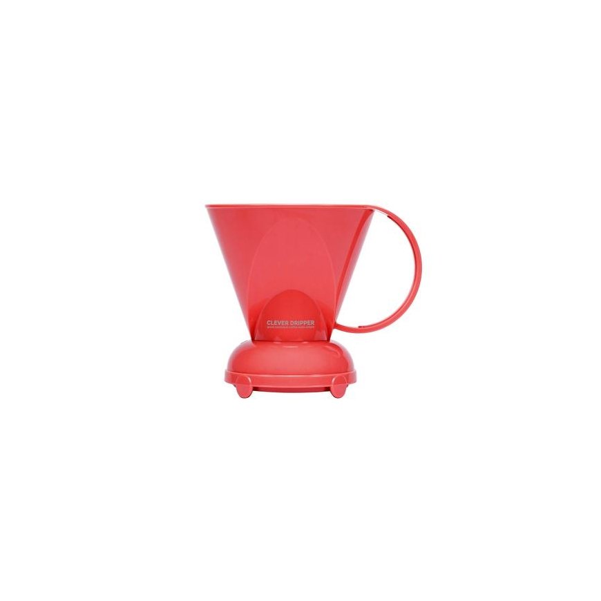 Clever Dripper - L 500ml Coral Red + 100 Filters