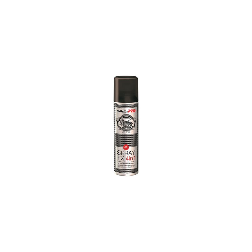 BaByliss PRO Purškiklis FX 4in1 - 4 viename purškiklis skutimosi ir pjovimo įrankių priežiūrai - 150 ml
