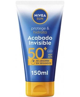Nivea SUN AIZSARGĀ UN MITRINA neredzamās apdares saules losjons SPF50+ 150 ml
