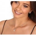 Jwl Luxury Pearls Sidabrinie dvispalvju kaklarotas ar īstu pērli un cirkoniem JL0786 (ķēde, piekariņš) Jwl Luxury Pearls Sidabrinie dvispalvju kaklarotas ar īstu pērli un cirkoniem JL0786 (ķēde, piekariņš)