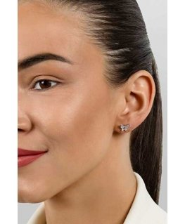 Brilio Silver Beautiful silver earrings Butterfly EA631W