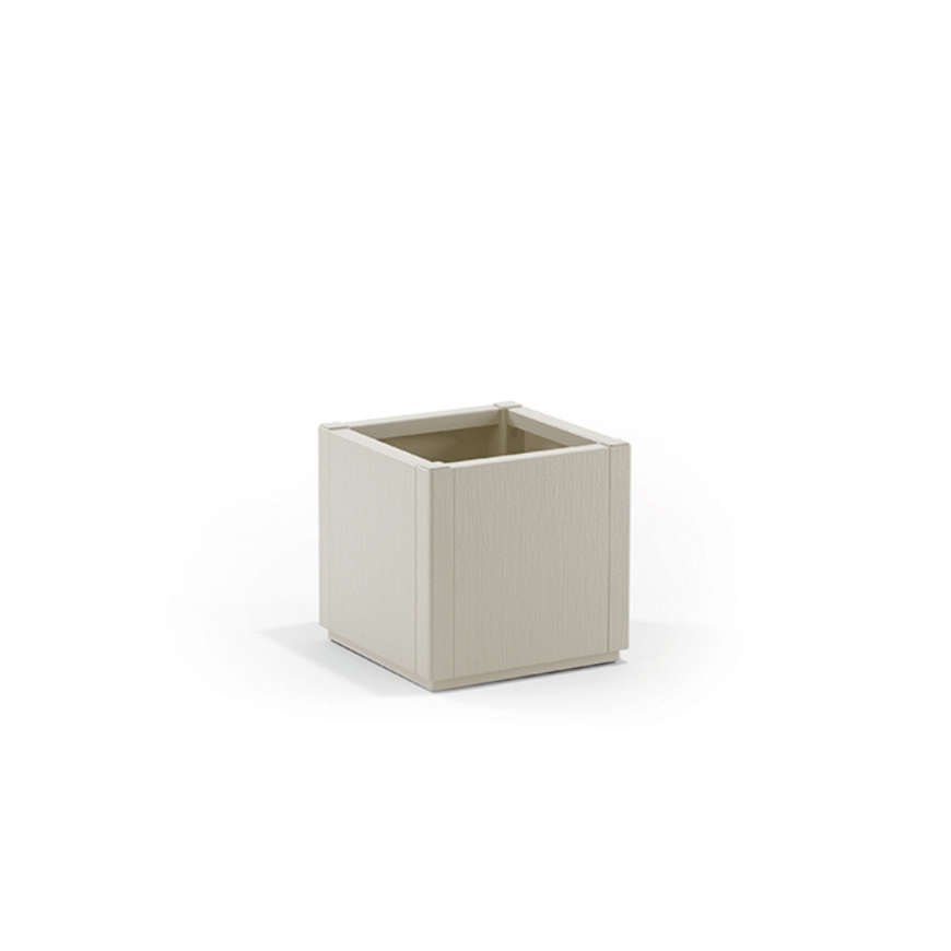 Stefanplast Flower Box Square Ethica 36x36x35cm White