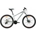 Dviratis AL 27.5" Leon XC 100 DD rėmas-16,5" pilkas su juodu ir raudonu