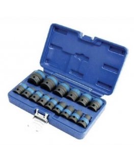 Smūginių sukimo galvučių komplektas KingRoy KR3169915 1/2'' 15 tk.