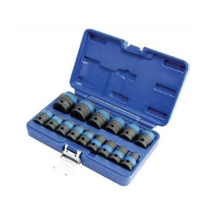 KingRoy KR3169915 1/2'' 15-piece socket wrench set