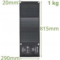 BRESSER mobiili aurinkopaneeli laturi 21 wattia USB- ja tasavirtalähtöön BRESSER mobiili aurinkopaneeli laturi 21 wattia USB- ja tasavirtalähtöön