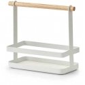 Zeller Metal Spice Rack with Bamboo Handle, 24 x 10 x 20 cm Zeller Metal Spice Rack with Bamboo Handle, 24 x 10 x 20 cm