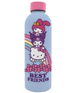 Bērnu licencēšana Hello Kitty un draugi nerūsējošā tērauda pudele 800ml