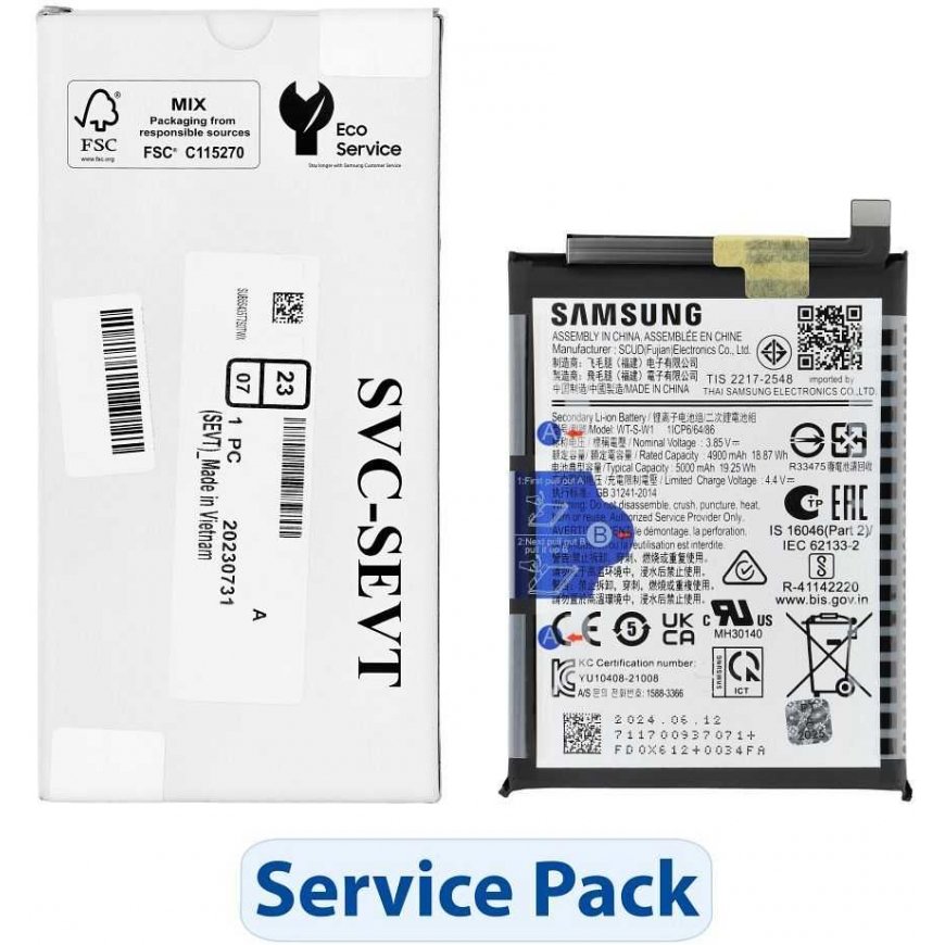 „Samsung A14 5G A146“ GH81-23314A baterijos aptarnavimo paketas