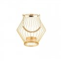 Lumarko METAL CANDLEHOLDER WITH HANDLE 26X26X27 CM GOLD N/N BZ