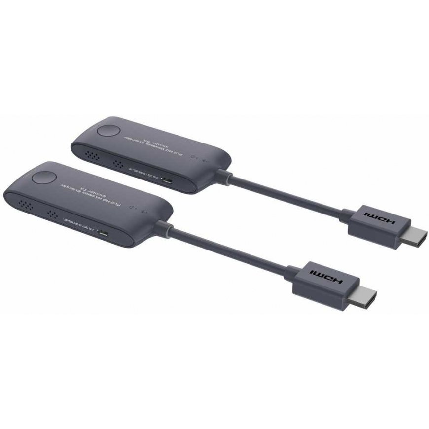 PREMIUMCORD HDMI langaton laajennin, mini, FULL HD 1080p 20 m etäisyydellä, harmaa – 2