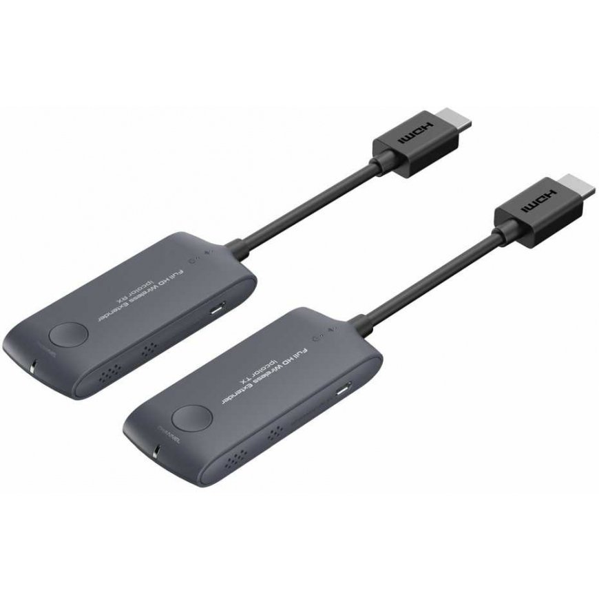 PREMIUMCORD HDMI langaton laajennin, mini, FULL HD 1080p 20 m etäisyydellä, harmaa – 3