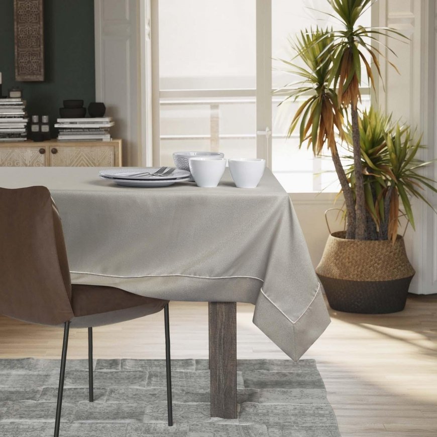AmeliaHome TCLOTH/AH/EMPIRE/BRD/PPG/CAPPUCCINO/110X180 – 4