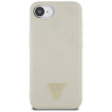 „Guess“ „Grained Hot Stamp Peony Triangle Logo MagSafe“ vāciņš, paredzēts „iPhone 16e“ – smilšu krāsā „Guess“ „Grained Hot Stamp Peony Triangle Logo MagSafe“ vāciņš, paredzēts „iPhone 16e“ – smilšu krāsā