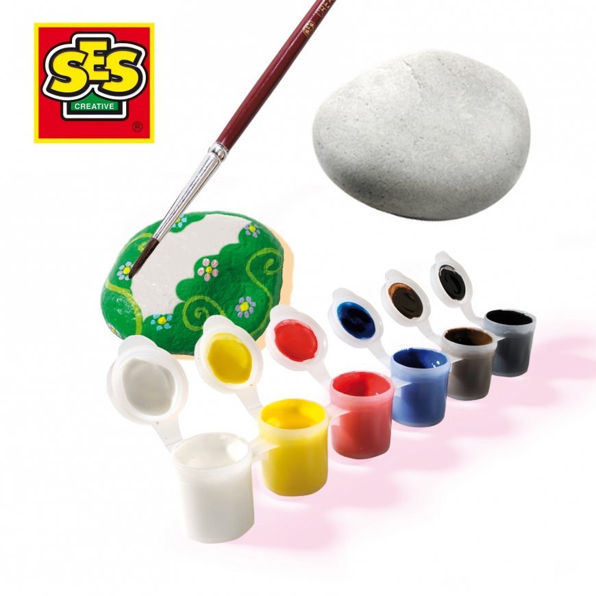 SES Creative Children's Rock Painting Kit – 3