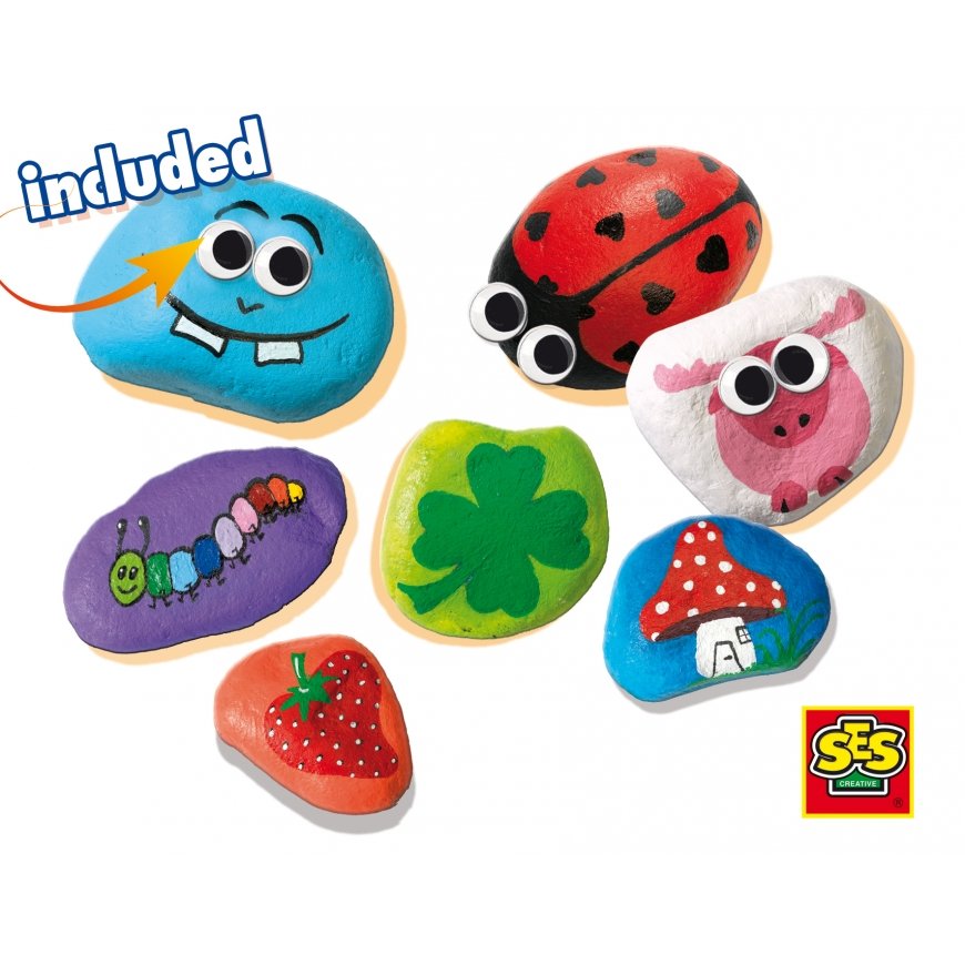 SES Creative Children's Rock Painting Kit – 4