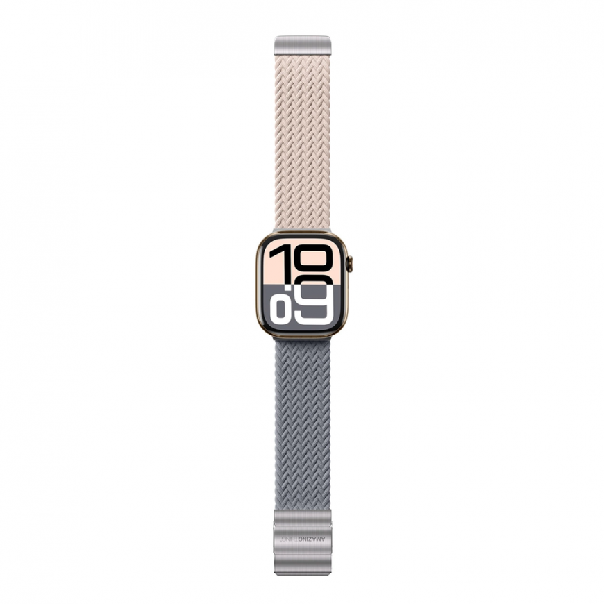 AmazingThing Blend Band Apple Watch 42mm 2 tk. - Roosa-Hall Roosa – 2